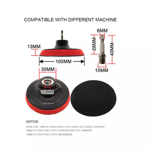 <span class=keywords><strong>3</strong></span> "4" 5 "6" 7 "アダプター付きバッキングパッド粘着サンドペーパーフォームパッド研磨ウールパッドベイカーホルダーPVAフォーム付き - Product Image 2