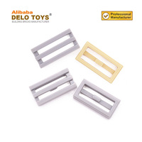 DELO TOYS (19 couleurs) Briques de construction en vrac DIY en plastique ABS, tuiles 1x2 modifiées (type non déterminé) (N°2412)