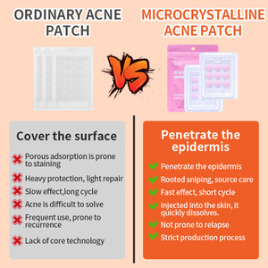 Bck Acne Patches Heart Shape Oil Control Transparent Non-Drop For Teenagers And Adults - Product Image 3