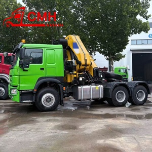 Sinotruk HOWO 6x4รถบรรทุกหัวรถเครน30ตันระบบถังน้ำมันเชื้อเพลิงแบบคู่รถเครนที่มีประสิทธิภาพ - Product Image 3