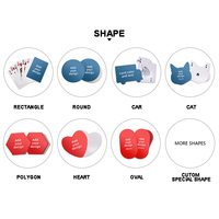 Échantillon Gratuit : Cartes Flash Personnalisées pour l'Apprentissage de l'Arabe avec Impression de Logo, Formes Personnalisées, Cartes d'Affirmation Cognitives avec Boîte