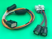 Kit Kabel Harness Mesin Otomotif Kustom Aftermarket untuk Pergantian Mesin, Kabel Terpasang Rapi, Konektor Tahan Air IP67
