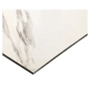 4mm golden supplier marble A2 Class Fireproof Mirror aluminum composite panel exterior wall aluminium composite sheet