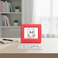 Imprimante intelligente Q15 AI à commande vocale, outil créatif qui transforme instantanément n'importe quelle idée en autocollant que vous pouvez colorier.