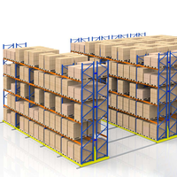 Étagère de stockage frigorifique directe usine, capacité 2000 kg, pour entrepôt congélateur à -25°C, robuste, fournisseur OEM