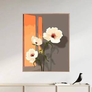 Kit de <span class=keywords><strong>Pintura</strong></span> Acrílica por Números DIY al por Mayor, Lienzo Floral para Arte de Pared con Pinceles y Pinturas, Manualidades de <span class=keywords><strong>Pintura</strong></span> por Números - Product Image 3