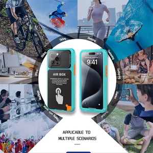 เคสโทรศัพท์กันน้ำแบบสัมผัสหน้าจอได้ 360 องศา ขนาด 6.7 นิ้ว มาตรฐาน IP68 ใช้ได้กับโทรศัพท์มือถือทั่วไป ความลึก 2 เมตร สำหรับ <span class=keywords><strong>iPhone</strong></span> 12 13 14 15 16 17 Pro Max ปิดผนึกกันน้ำอย่างสมบูรณ์ - Product Image 4