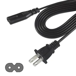 Home Appliance USA 2prong power cord to IEC C7 Female End Type A extension cable power cord