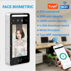 Di alta qualità 5 pollici Tuya Wifi IP65 impermeabile faccia di accesso biometrico Controller con presenza di tempo - Product Image 2