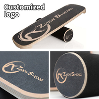 Planche d'équilibre en bois professionnelle Zhensheng pour le fitness, le ski, le patinage et le surf – Vente chaude personnalisée pour grossistes