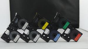 Nhãn Nylon Tương Thích Băng Đen Trên Trắng 18488 18489 1734524 Cho Máy In Dymo Rhino Industrial 18488 Linh Hoạt - Product Image 5