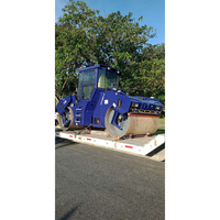 Compacteur d'asphalte 3 tonnes, mini rouleau compresseur à double tambour STR30C-6 avec repose-pieds pour le sol et l'asphalte