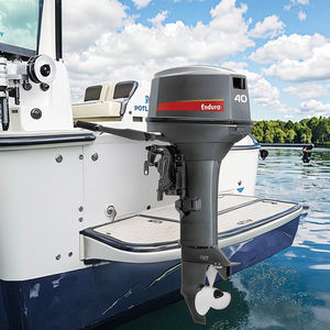 40HP เครื่องยนต์เรือ2จังหวะมอเตอร์ติดท้ายเรือเครื่องยนต์เบนซินแบบเพลาสั้นและยาวแบบแมนนวล - Product Image 5