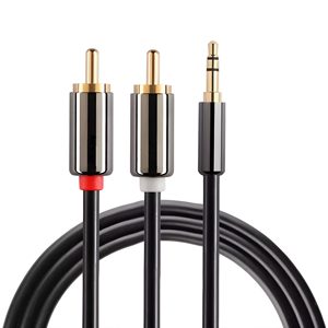 Cable de 3.5mm <span class=keywords><strong>a</strong></span> <span class=keywords><strong>RCA</strong></span>, 2 <span class=keywords><strong>RCA</strong></span> Macho <span class=keywords><strong>a</strong></span> Adaptador de Audio Estéreo <span class=keywords><strong>Auxiliar</strong></span>, Cable Divisor en Y de Alta Fidelidad, Cable Blindado de 1/8 <span class=keywords><strong>a</strong></span> 2RCA - Product Image 5