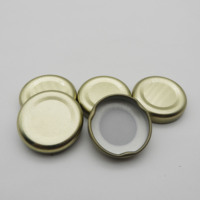 Tapas Metálicas de Rosca Anti-Derrames de Hojalata de 38mm 48mm 63mm 82mm Personalizadas para Frascos de Vidrio