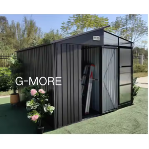 Cobertizo <span class=keywords><strong>de</strong></span> Metal para patio trasero al aire libre e invernadero Combo DIY jardín edificio invernadero comercial victoriano usado para la venta - Product Image 6