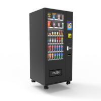Distributeur automatique réfrigéré compact avec écran 10 pouces et Wi-Fi, conçu pour le marché européen, idéal pour les petites entreprises vendre des snacks et des boissons