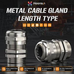 विद्युत तारों के लिए जलरोधक धातु केबल ग्रंथि कनेक्टर के लिए जलरोधक धातु केबल ग्रंथि कनेक्टर - Product Image 1