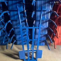 Carrito de Mano Plegable de Hierro Multifuncional y Resistente, Personalizable, con Capacidad de 200 kg, Diseño Duradero, Herramienta de Compras