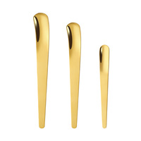 Cuillère à espresso en acier inoxydable, cuillère à glace, cuillère à mélanger
