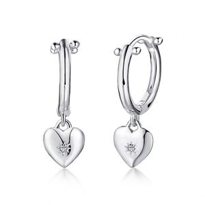 Dylam Metallic Style Luxury Women 18K Gold Plated <b>Beaded</b> Stud Earring Minimalist Silver Fashion Stud Earring - Product Image 1