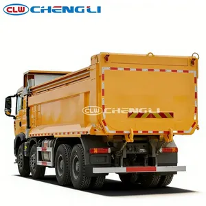 Camion benne basculante HOWO 8X4 directement de l'usine, 351-450 CV, benne personnalisée, 31-40 tonnes, camion benne basculante poids lourd - Product Image 4