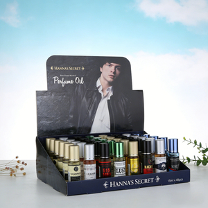 HANNA'S SECRET 15ml Huile de parfum roll-on aux 8 types de fragrances boisées mélangées, format voyage, flacon en verre, parfum pour homme - Product Image 3