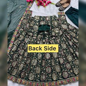 New Designer Party Wear Heavy <b>Top</b> With Dupatta for Weddings and <b>Festivals</b> Premium Quality Material Designer Wear - Product Image 3