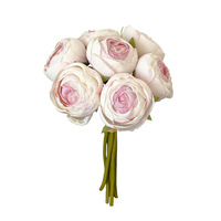 Groothandel Premium Kunstmatige Lotus Bloemboeket Zijden Bloemen voor Woonkamer Eettafel Bloemstuk Huisdecoratie voor Cadeaus