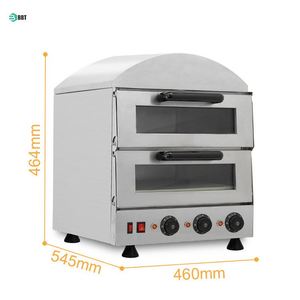 Horno Eléctrico para Panadería, Horno de 2 Niveles para Pan, Hornos Exteriores para Pizza, para Pizzerías, Restaurantes de Comida Rápida y Pastelerías - Product Image 3