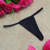 Sous-vêtements pour femmes européennes et américaines, string sexy, vêtements de nuit, couleur unie, taille basse, sous-vêtements sexy