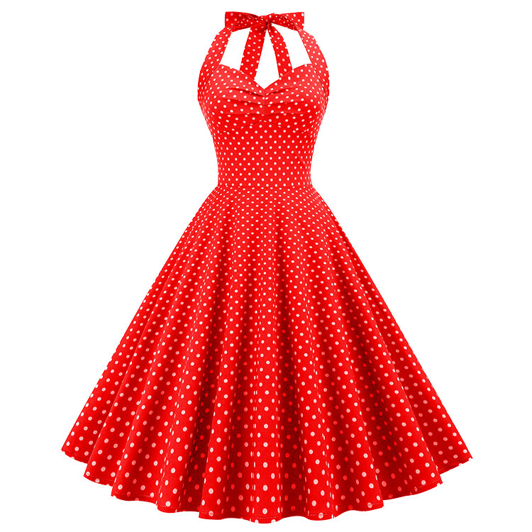 green emerald velvet dress PDF - 1950's Sewing Pattern Rockabilly Fit and Flare Dress main image 0