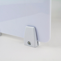 Abrazaderas de Aleación de Aluminio para Pantallas de Escritorio, Soportes de Partición de Oficina, Abrazaderas para Paneles de Vidrio para Estaciones de Trabajo, Herrajes de Fijación al por Mayor