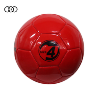 Ballons de football rouges cousus à la machine, vente directe d'usine Sanhuan, haute qualité, qualité stable, fabricant de marque de confiance