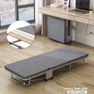 <span class=keywords><strong>Lit</strong></span> Pliant Simple Multifonction de <span class=keywords><strong>Bureau</strong></span>, Portable Extérieur en Métal avec Éponge, <span class=keywords><strong>Lit</strong></span> Pliable de Luxe - Product Image 6
