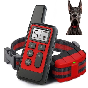 Superventas 500m Dog Training Bark Stopper Control remoto Choque eléctrico <span class=keywords><strong>Collar</strong></span> electrónico impermeable (rojo) - Product Image 1