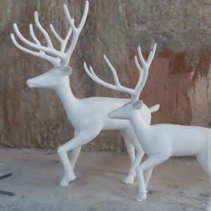 Sculpture de <span class=keywords><strong>girafe</strong></span> de dessin animé artificiel de jardin en résine de qualité supérieure réaliste pour la décoration de paysage dans les jardins et les jardins d'enfants - Product Image 4