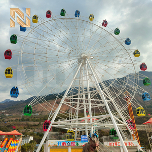 <span class=keywords><strong>Grande</strong></span> <span class=keywords><strong>Roue</strong></span> Géante Nova Rides de 42 m avec 24 Cabines, Capacité de 96 Passagers, Éclairage LED, pour Parc d'Attractions Extérieur, à Vendre - Product Image 4
