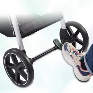 Detachable Pet Trolley Folding 4 Wheels Travel Carriage With Separate Pet Stroller Cushion