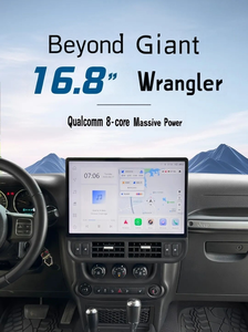 Autoradio Android 16,8 pouces <span class=keywords><strong>pour</strong></span> Jeep Wrangler avec écran tactile, GPS, navigation, DSP, <span class=keywords><strong>lecteur</strong></span> <span class=keywords><strong>CD</strong></span>, MP3, garantie 1 an - Product Image 4