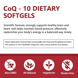 Grensoverschrijdende <span class=keywords><strong>export</strong></span>, populaire CoQ-10 <span class=keywords><strong>capsules</strong></span>, 240 <span class=keywords><strong>capsules</strong></span>, levert kracht aan het lichaam en ondersteunt aangepaste OEM - Product Image 5