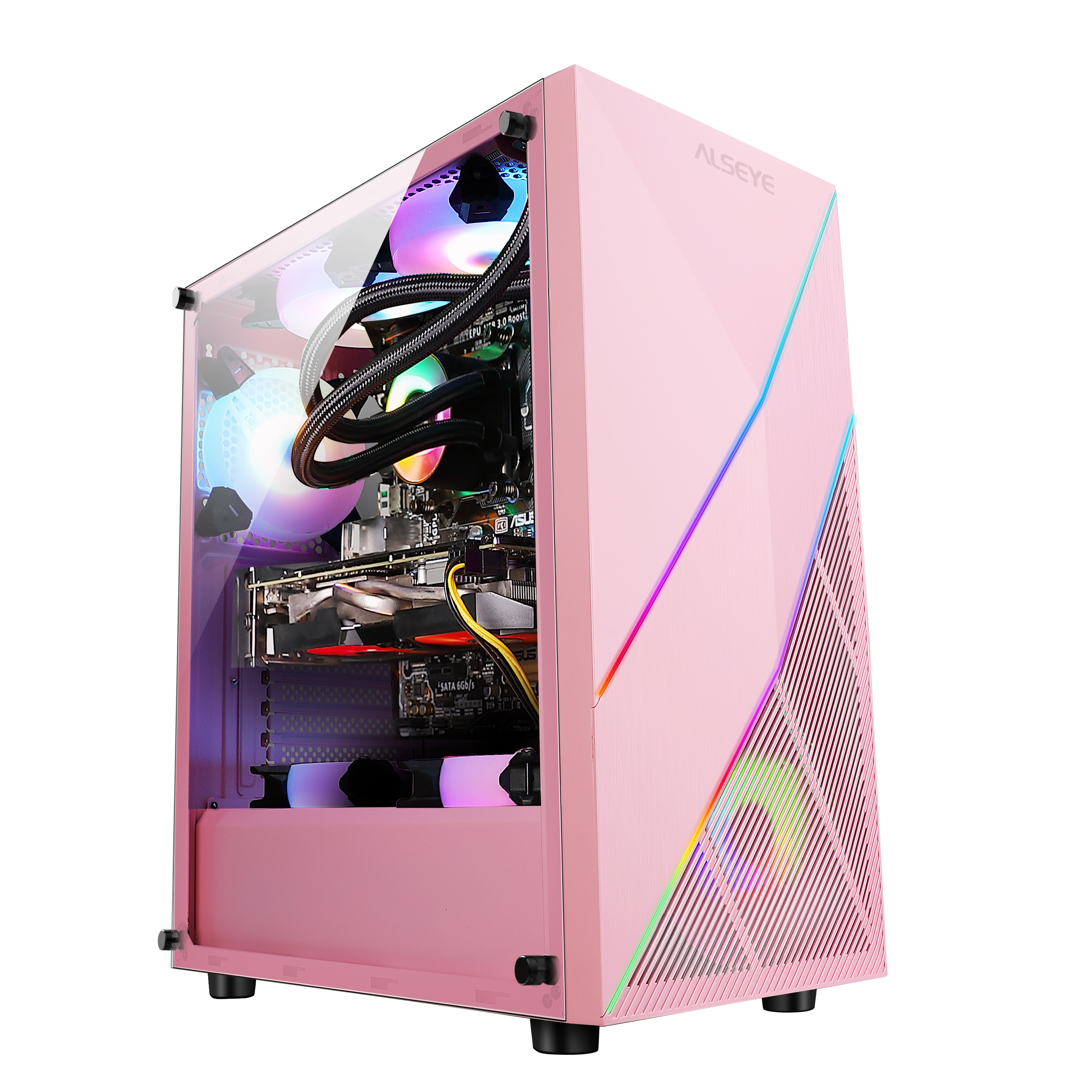 ゲーミングpc 透明ケース ASCII jp 新ケースで魅せる白ゲーミングPC