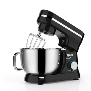 Batteur à œufs électrique de comptoir multifonctionnel, mini robot de cuisine, mélangeur automatique, <span class=keywords><strong>pétrin</strong></span> à pâte 5 litres avec crochet pétrisseur - Product Image 2