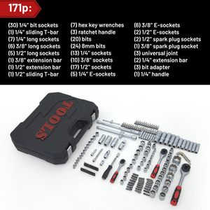 Professional 216pcs Versatile and Durable <strong>Socket</strong> <strong>Set</strong> Hand Power <strong>Ratchet</strong> Tool <strong>Set</strong> for Auto &amp; Motorcycle Repair - Product Image 3