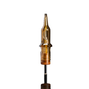 Aiguille de cartouche de machine à tatouer stérile jetable en acier inoxydable 316 avec membrane pour maquillage permanent des sourcils (PMU) et art corporel - Product Image 6