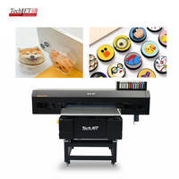 Impresora UV de Cama Plana de Formato Pequeño TechJet 9060 con Posicionamiento Visual, Fabricación Profesional, para Impresión de Productos Promocionales