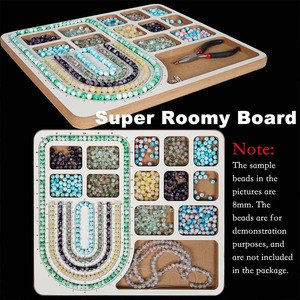 Clay <strong>Beads</strong> <strong>Bracelet</strong> Making Kits <strong>Large</strong> <strong>Bracelet</strong> Making Machine <strong>Bead</strong> Sorting Tray Jewelry Making Layout Board - Product Image 2