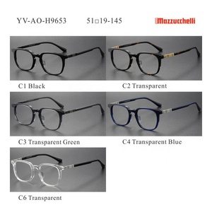 Vintage River Eyewear Luxury Acetate Optical Frame <strong>Spectacles</strong> Solid Pattern <strong>Lens</strong> Glasses for Men and Women - Product Image 2