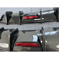 Lèvre de pare-chocs arrière de remplacement pour Audi A4/S4 Diffuseur arrière avec feux horizontaux 2017-2019