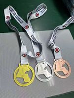 Medallas de Maratón Antiguas Modernas Personalizadas, Medallas Deportivas Variadas, Trofeo de Aleación de Zinc Chapado en Oro con Relieve 3D de Alta Calidad